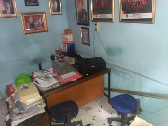 kantor pemuda pancasila diamuk massa