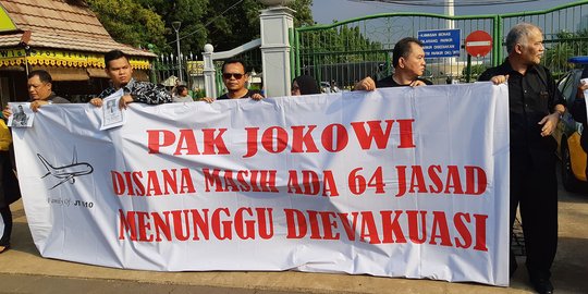 Ke Istana Merdeka, Keluarga Korban Lion Air JT-610 Sampaikan 2 Tuntutan Pada Jokowi