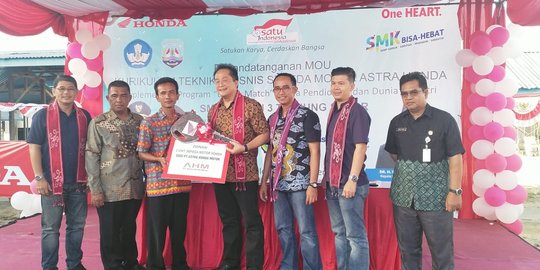 Hebat, Astra Honda Bantu Lulusan SMK 3 Tanjung Selor Siap Kerja dan Wirausaha