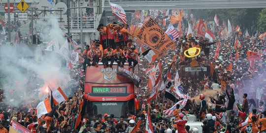 Euforia Pawai Persija Juara