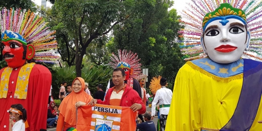 Ada Budaya Betawi di Pawai Juara Persija Jakarta