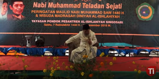 Wakil Syuriah PC NU Malang KH Buchori Amin Wafat saat Ceramah