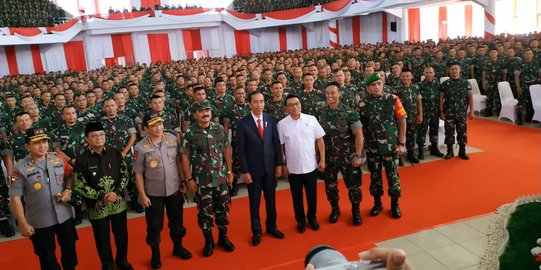 Presiden Jokowi Janji Cairkan Tunjangan Babinsa Pekan Depan