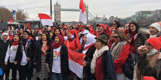 Dukungan Dari Kota London untuk Jokowi-Ma'ruf