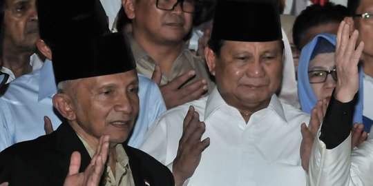 Amien Rais Minta Doa Menangkan Prabowo: Kalau Jor-Joran Uang Kita Kalah