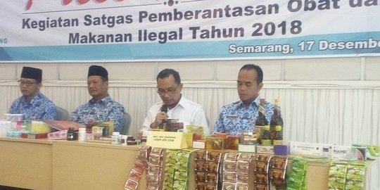 BBPOM Sita Produk Ilegal Senilai Rp 700 Juta di Solo