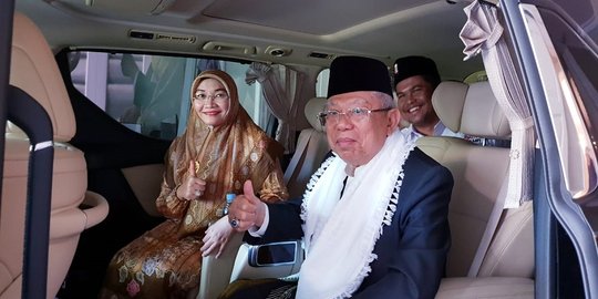 Ma'ruf Amin Berkampanye lagi, Temui Ulama dan Santri Sukabumi