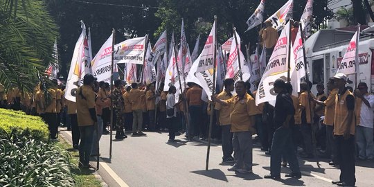 OSO Kaget Tak Diberitahu Ratusan Kader Hanura Demo di KPU