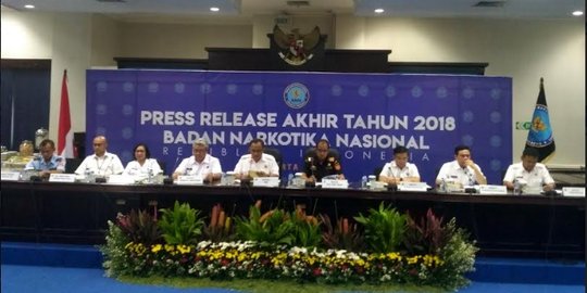 BNN Sebut 83 Sindikat Narkoba Internasional Dibongkar Sepanjang 2018