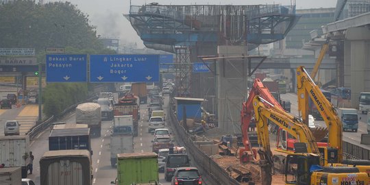 Libur Natal-Tahun Baru, Pekerjaan Proyek di Tol Jakarta Cikampek Disetop