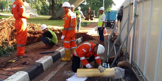 PGN Telah Atasi Kebocoran Pipa Gas di Semanggi