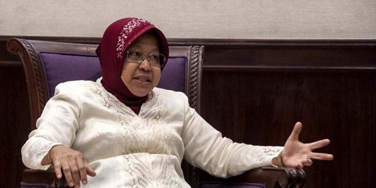 Risma Sebut Pengurukan Jalan Gubeng Surabaya yang Ambles Butuh Waktu 3-4 Hari