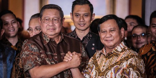 Salam Komando Prabowo-SBY Usai Gelar Pertemuan Tertutup