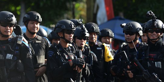 940 Polisi Disiagakan Cegah Aksi Terorisme Jelang Natal & Tahun Baru di Riau