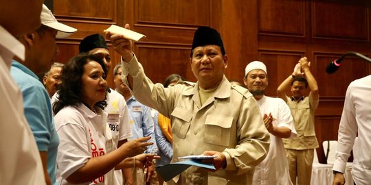 Alumni Lintas SMA se-Jakarta Sumbang Dana Perjuangan untuk Prabowo-Sandi