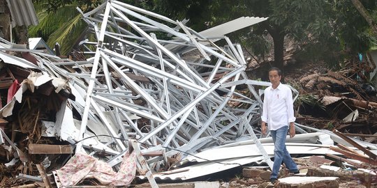 Gerak Cepat Pemerintah Tangani Tsunami Banten