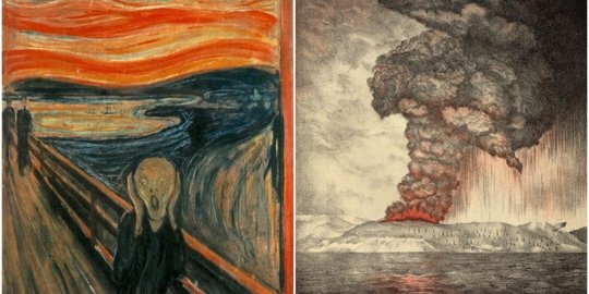 Kisah Letusan Krakatau Disebut-sebut Menginspirasi Lukisan Terkenal Seniman Norwegia