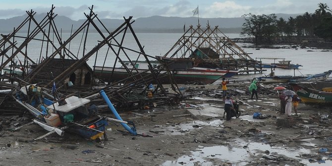 Sebelum Terjadi Tsunami Banten Warga Lihat Air Laut Surut Sejauh