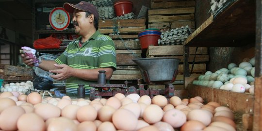 Harga Telur di Pasar Tradisional Saat Natal Dekati Rp 30.000 per Kg