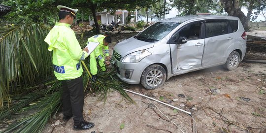 Ini Identitas Kendaraan Korban Tsunami Banten yang Sudah Didata Polisi