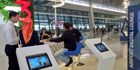 Bandara Soekarno-Hatta Dilengkapi Airport Digital Lounge