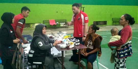 Posko Kesehatan Tsunami di Pandeglang, Pasien Mengeluh Batuk & Pilek