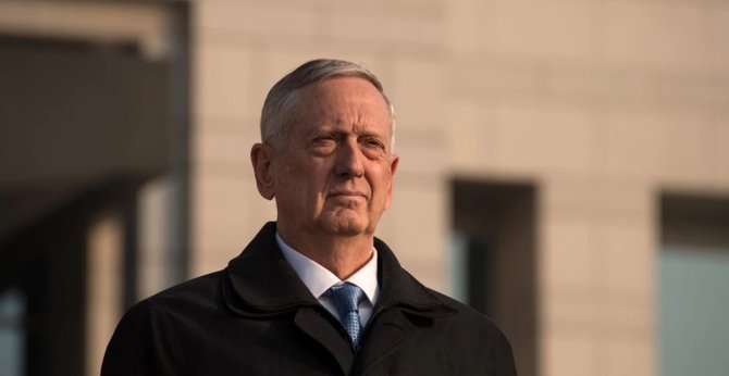 menteri pertahanan as jim mattis