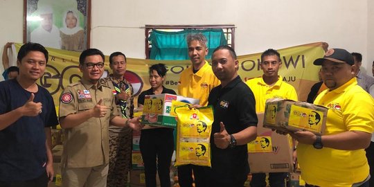 Relawan Gojo Salurkan Bantuan untuk Korban Tsunami Banten