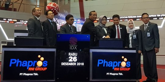 Jelang Tutup Tahun 2018, Phapros Catatkan Transaksi Saham di Bursa