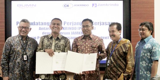 Jamkrindo dan Askrindo Sinergi Beri Jaminan Kredit Usaha Rakyat