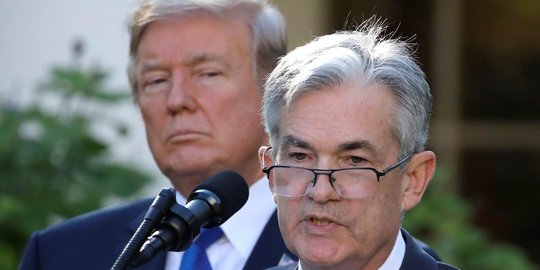 Dinilai Terlalu Cepat Naikkan Suku Bunga, Bos The Fed Dikabarkan Bakal Dipecat Trump