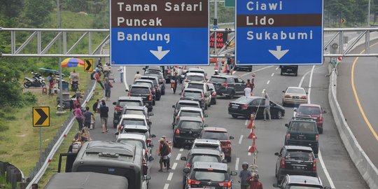 Malam Pergantian Tahun, Jalur Puncak Bogor Ditutup Selama 6 Jam