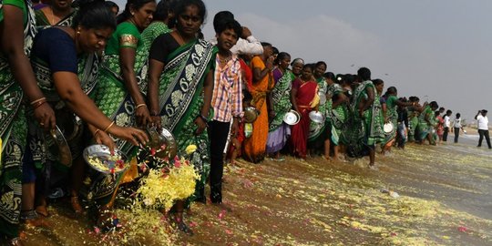 Cara India Mengenang Peringatan 14 Tahun Tsunami