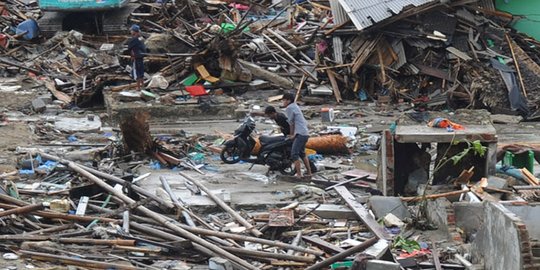 Foto-Foto Ini Bukti Kedahsyatan Tsunami Banten