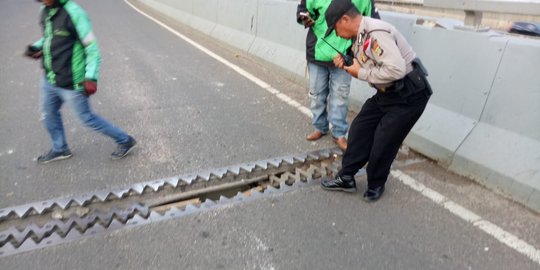 Flyover Cengkareng Retak, Untuk Sementara Tak Bisa Dilewati