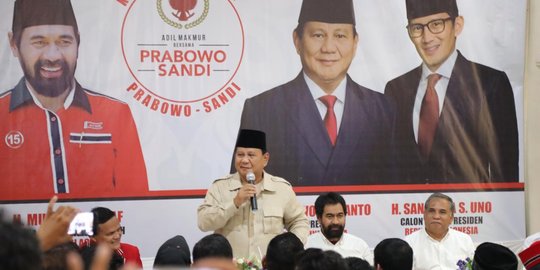 Prabowo: Tak Ada Niatan Lain Selain Mengabdi Untuk Rakyat