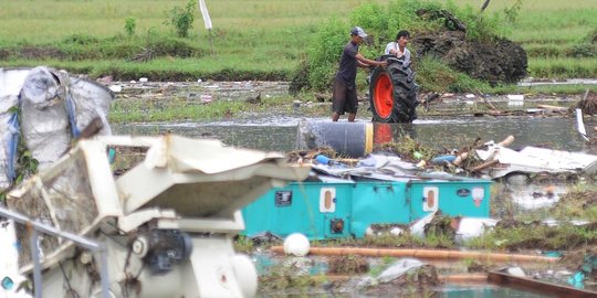 Dua Desa di Rajabasa Lampung Selatan Luluh Lantak Usai Diterjang Tsunami