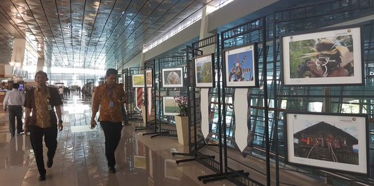 Karya Seniman Kelas Dunia Mejeng di Terminal 3 Bandara Soekarno-Hatta