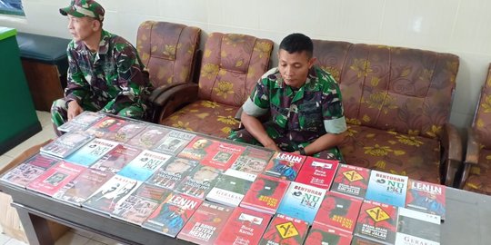 TNI AD Sita Ratusan Buku Bertema Komunis di Pare, Tulisan Soe Hok Gie Ikut Diamankan