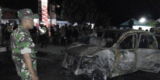 Percikan Api dari Sepeda Motor, SPBU di Kediri Terbakar hanguskan 1 Motor dan Mobil