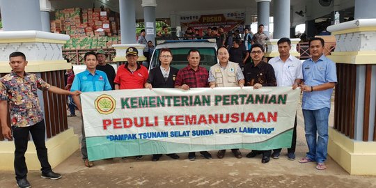 Aksi Cepat Kementan Peduli Tsunami Selat Sunda