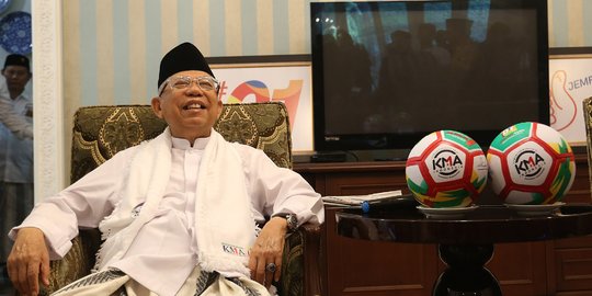 Kegiatan Ma'ruf Amin saat Pergantian Tahun: Baca Alquran dan Zikir