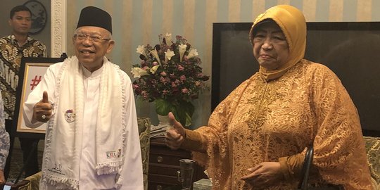 Adik Gus Dur Kunjungi Ma'ruf Amin: Enggak Mungkinlah Saya Enggak Dukung Beliau