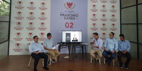 Dana Kampanye Prabowo-Sandi Hingga Desember Rp 54 Miliar, Terpakai Rp 46,6 Miliar