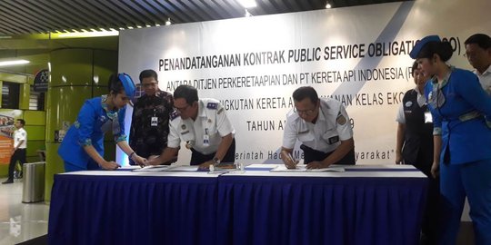 Pemerintah Beri Subsidi Kereta Api Rp 2,3 Triliun di 2019