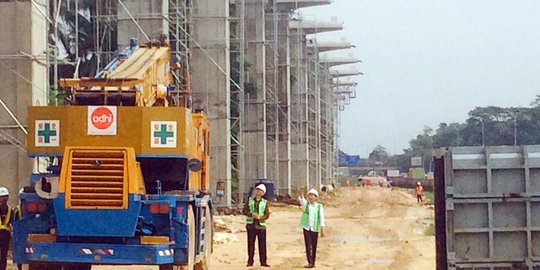 Jalur LRT Cawang-Cibubur Diuji Coba April 2019