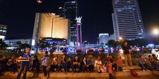 Polisi Tutup Jalan Sekitaran Monas Buat Hindari Kemacetan Pergantian Tahun