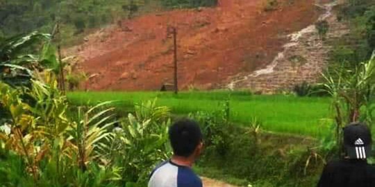 BNPB Catat 107 Warga Terdampak Longsor di Sukabumi