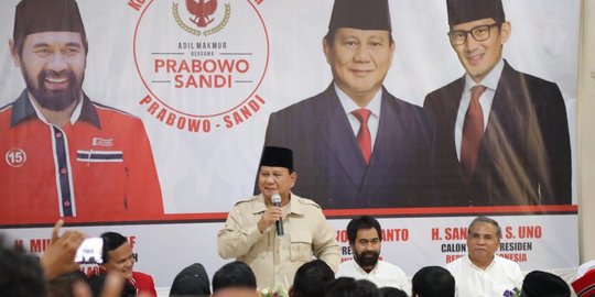 Ucapkan Selamat Tahun Baru, Prabowo-Sandiaga Ingatkan 2019 Tahun Penentuan