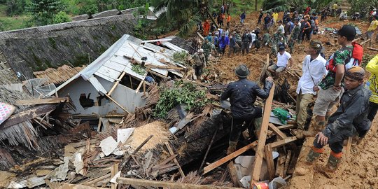 Pencarian Korban Longsor Dilanjut Hari Ini, Cuaca di Sukabumi Berawan